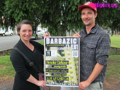 09/06/15 : Présentation de l'affiche de la 4eme édition de Barbazic/ Stéphane Boularand (c)Bigorre.org