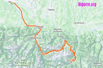 14e étape du Tour de France de Pau au Pla d’Adet à Saint-Lary-Soulan