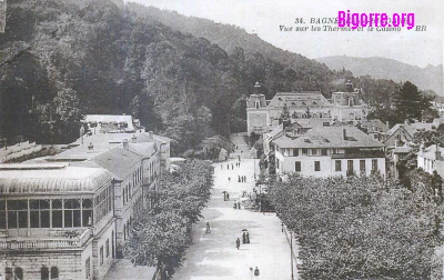 Les thermes et le casino de Bagnères de Bigorre