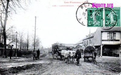 Les hôtels de la gare à Lannemezan