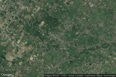 Vue aérienne de San Kamphaeng
