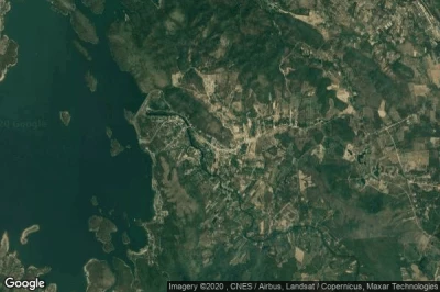 Vue aérienne de Kaeng Krachan