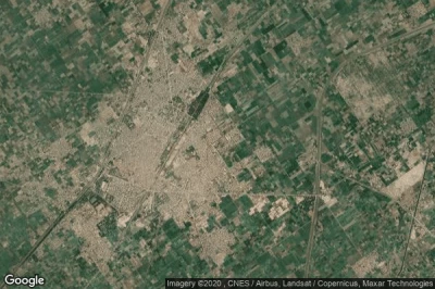 Vue aérienne de Jaranwala