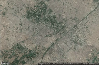 Vue aérienne de Faisalabad