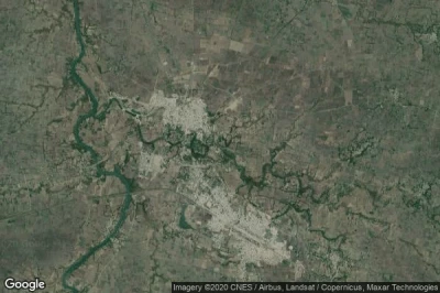 Vue aérienne de Shujalpur