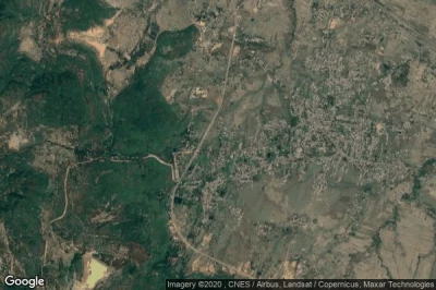 Vue aérienne de Keonjhargarh