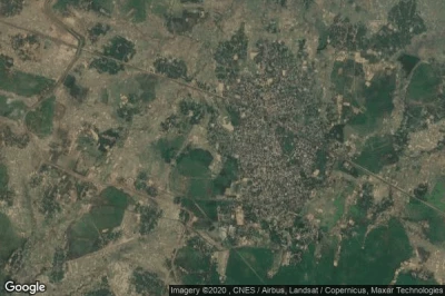 Vue aérienne de Jhargram