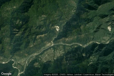 Vue aérienne de Panbang
