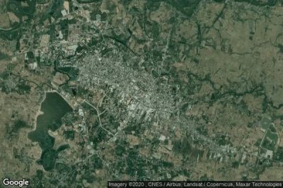 Vue aérienne de Maha Sarakham