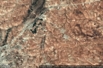 Vue aérienne de Muḩāfaz̧at Idlib