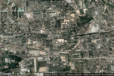 Vue aérienne de Beijing Tongzhou