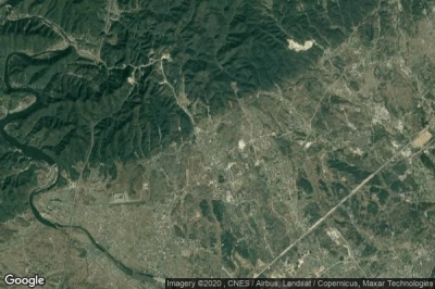 Vue aérienne de Qiankou
