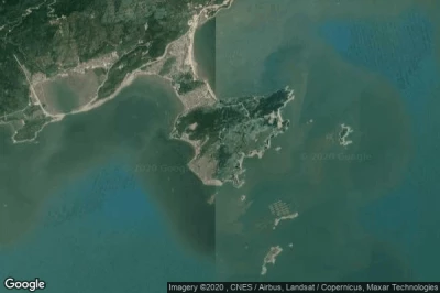 Vue aérienne de Dinghai