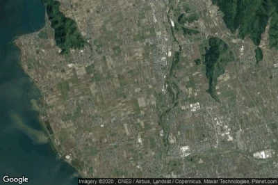 Vue aérienne de Takata