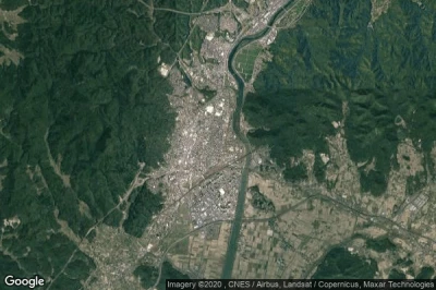 Vue aérienne de Ogori