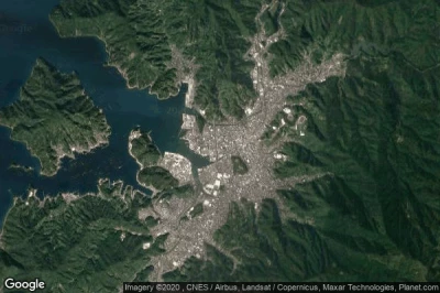 Vue aérienne de Uwajima