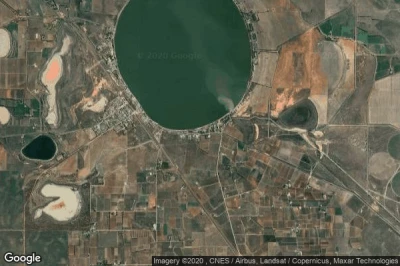 Vue aérienne de Lake Boga