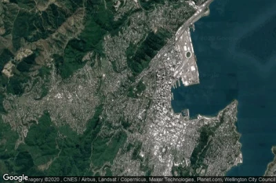 Vue aérienne de Wellington