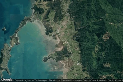 Vue aérienne de Coromandel