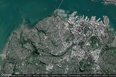 Vue aérienne de Auckland