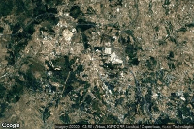 Vue aérienne de Venda do Pinheiro