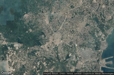 Vue aérienne de Kwesimintim
