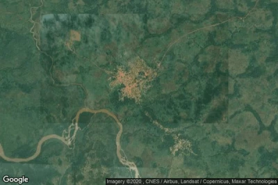 Vue aérienne de Gamboula