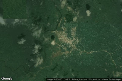 Vue aérienne de Okondja