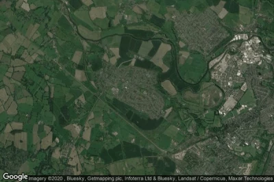 Vue aérienne de Weaverham