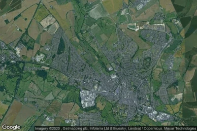 Vue aérienne de Salisbury