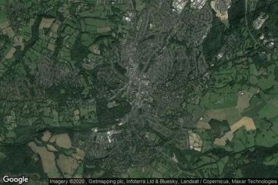 Vue aérienne de Royal Tunbridge Wells