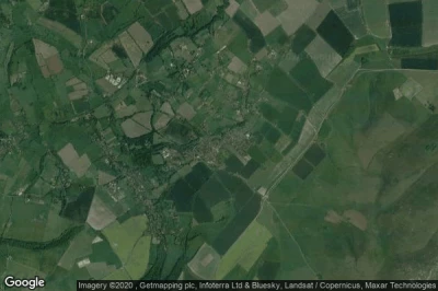 Vue aérienne de Market Lavington