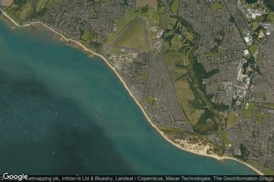 Vue aérienne de Lee-on-the-Solent