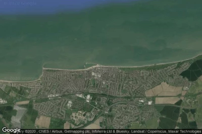Vue aérienne de Herne Bay