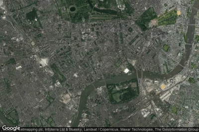 Vue aérienne de London Chelsea