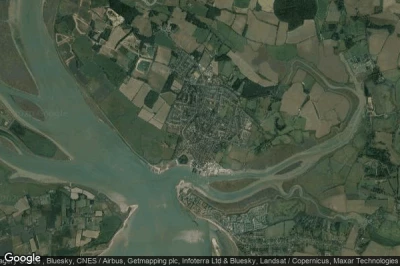 Vue aérienne de Brightlingsea