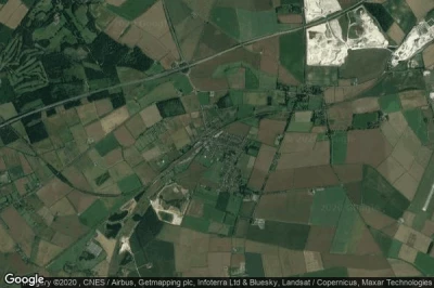 Vue aérienne de Barnetby le Wold