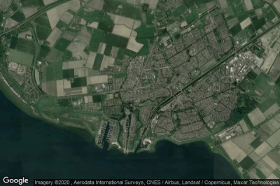 Vue aérienne de Gemeente Hellevoetsluis