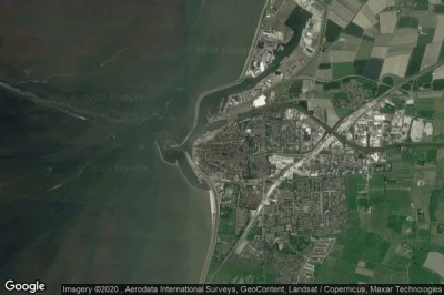 Vue aérienne de Gemeente Harlingen