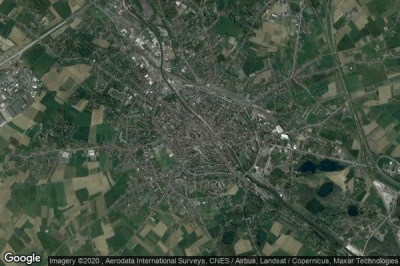 Vue aérienne de Tournai