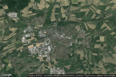 Vue aérienne de Ohringen
