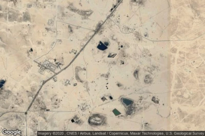 Vue aérienne de Muḩāfaz̧at al Aḩmadī