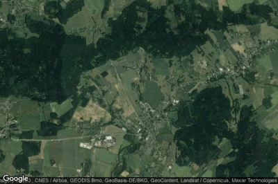 Vue aérienne de Ober Oppach