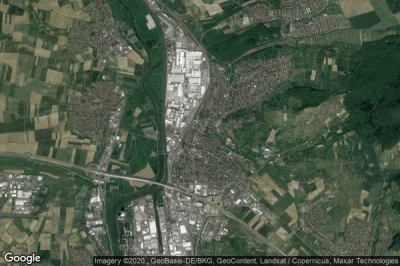 Vue aérienne de Neckarsulm