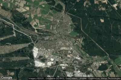 Vue aérienne de Grafenwohr