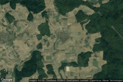 Vue aérienne de Duttenbrunn