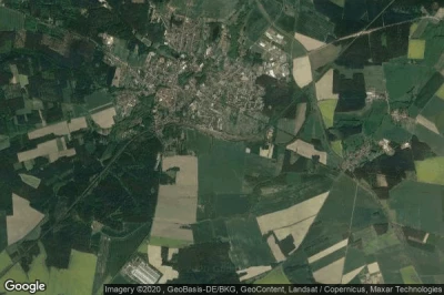 Vue aérienne de Belzig