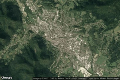 Vue aérienne de Saint-Die-des-Vosges