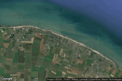 Vue aérienne de Saint-Aubin-sur-Mer