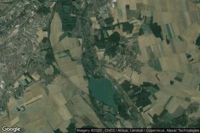 Vue aérienne de Mezieres-en-Drouais